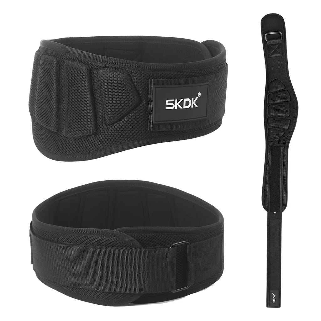 SKDK Weightlifting Belt Back Support Belt Men'S Waist Protection Fitness Training