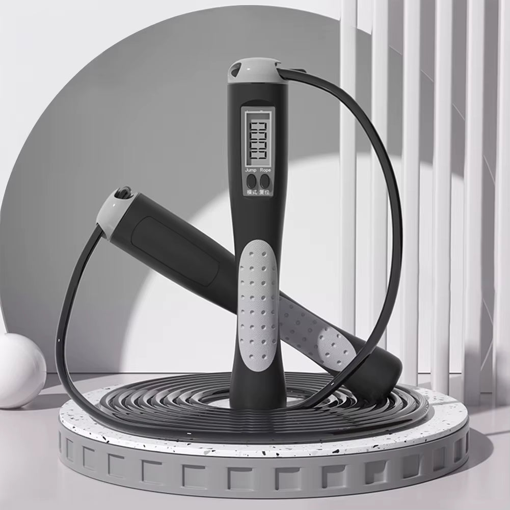 2.8M Counting Jump Rope Adults Adjustable Skipping Rope Jumping Rope with Counter Home Exercise Gym Training Fitness Equipment