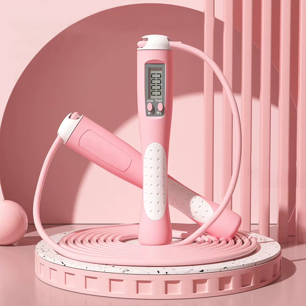 2.8M Counting Jump Rope Adults Adjustable Skipping Rope Jumping Rope with Counter Home Exercise Gym Training Fitness Equipment