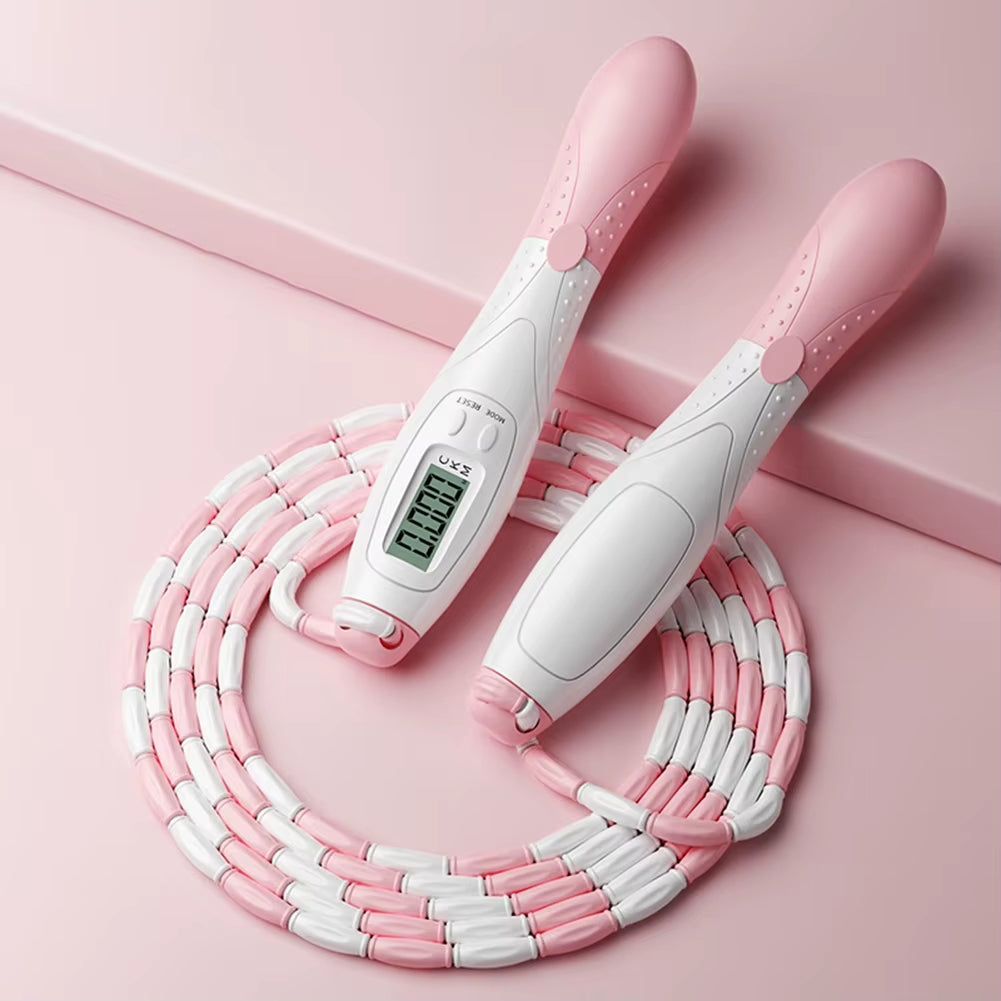 2.8M Counting Jump Rope Adults Adjustable Skipping Rope Jumping Rope with Counter Home Exercise Gym Training Fitness Equipment