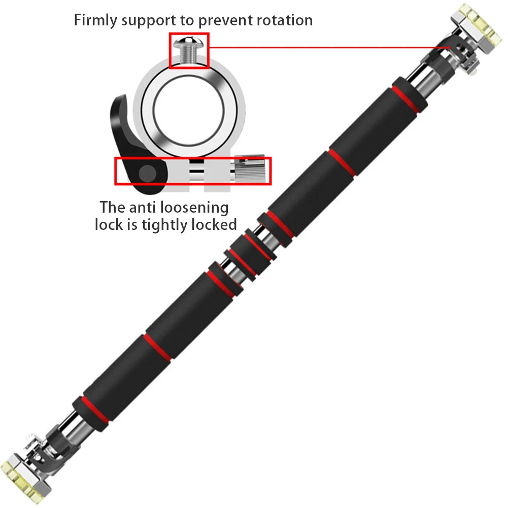 Door Pull up Bar Doorway Chin up Bar from 65-85Cm (25.1In-33.1In) Strength Training Pull-Up Bars No Screw Workout Equipment