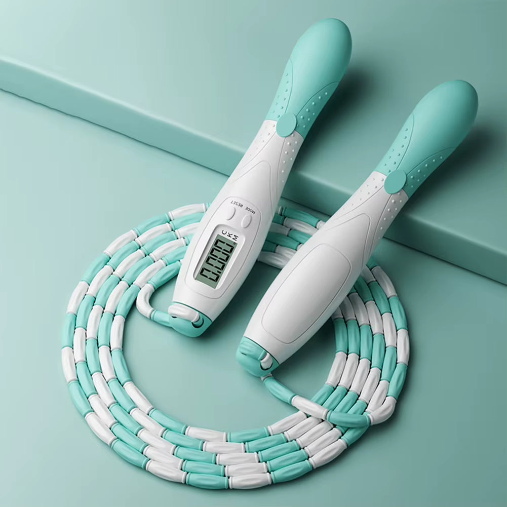 2.8M Counting Jump Rope Adults Adjustable Skipping Rope Jumping Rope with Counter Home Exercise Gym Training Fitness Equipment