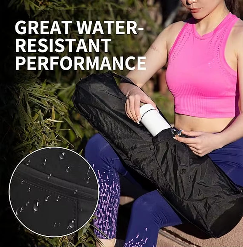 Yoga Mat Bag with Water Bottle Pocket & Wet Storage – Multi-Functional Carrier for Gym, Pilates & Fitness