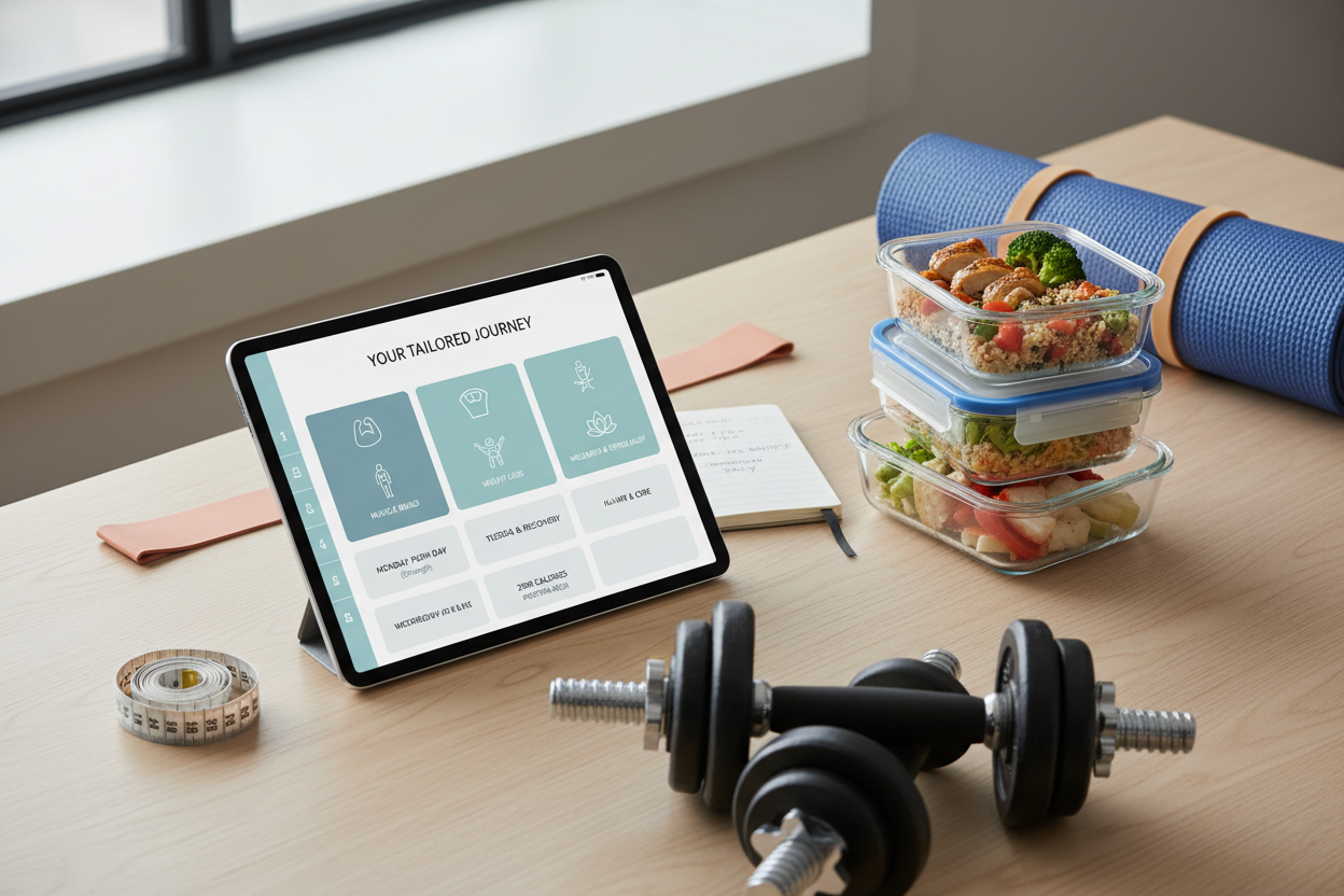 selling a fitness program tailored to your needs