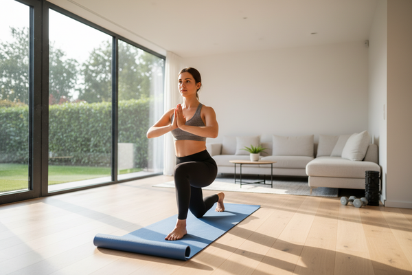yoga mat workout at home